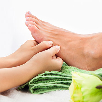 Terapia zonal para los pies